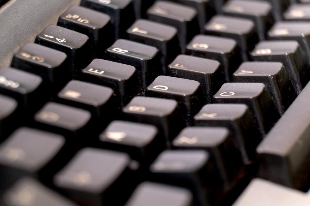 toots, typing, machine, old technology